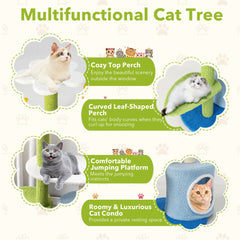 4-Tier Cute Cat Tree   ﻿