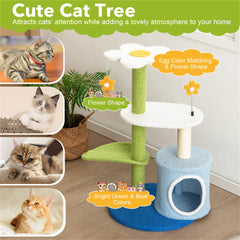 4-Tier Cute Cat Tree   ﻿